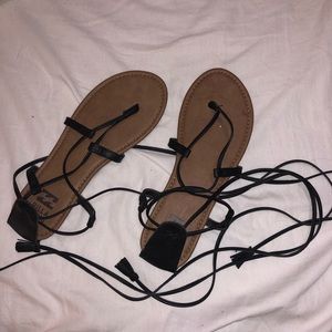 PacSun Lace Up Gladiator Sandals